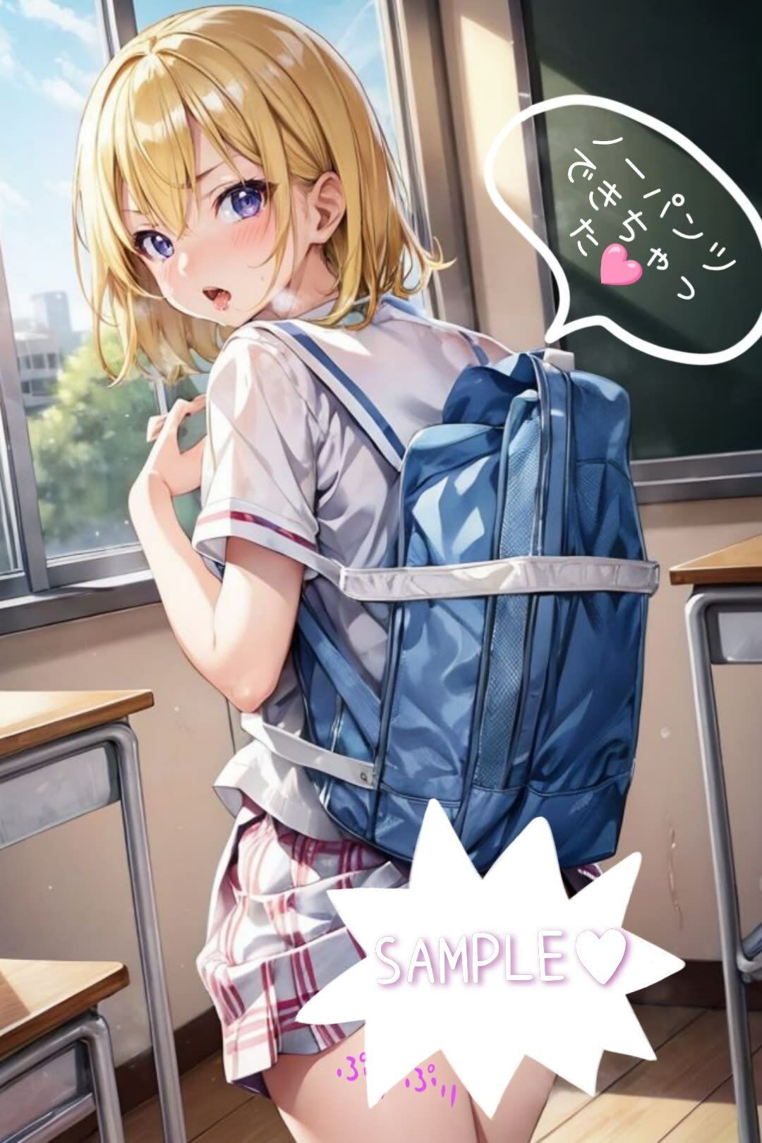 憧れの女子校生と学校でエッチ サンプル3ページ目