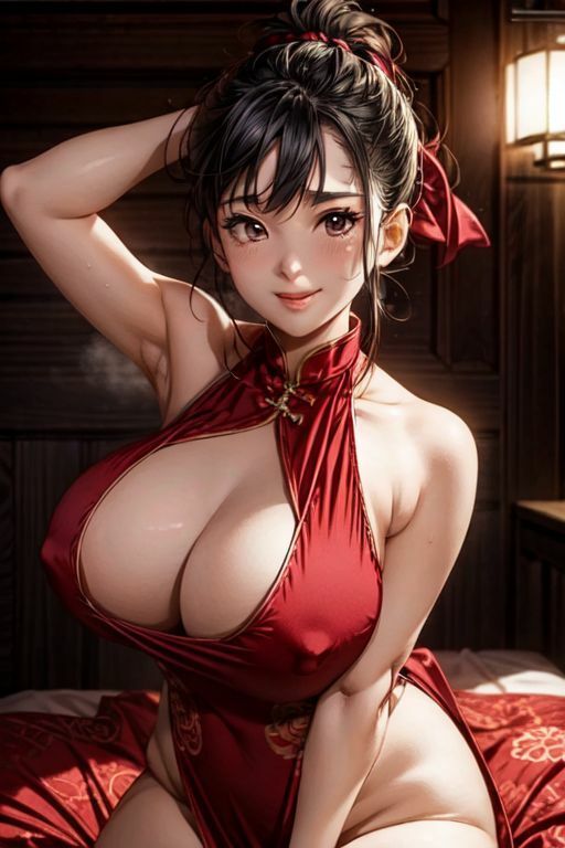 爆乳AIセクシーチャイナドレス1 サンプル1ページ目