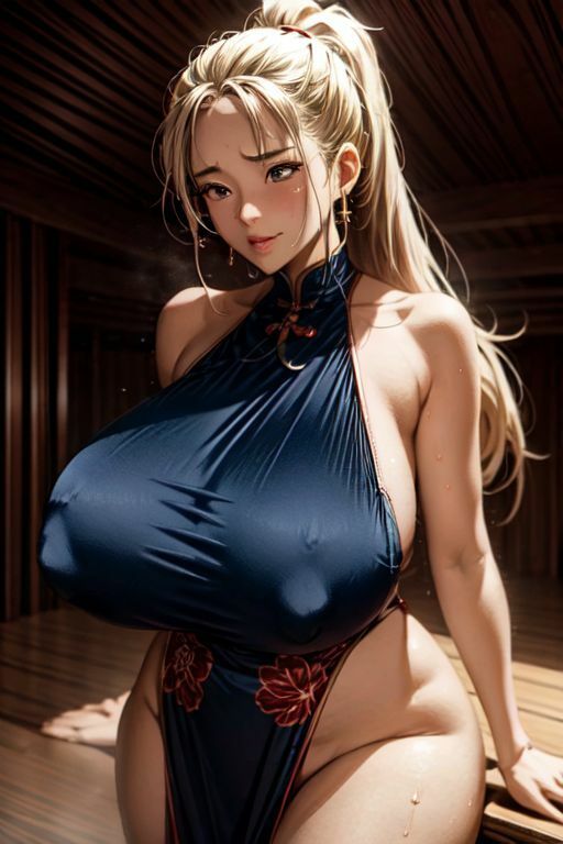 爆乳AIセクシーチャイナドレス1 サンプル6ページ目
