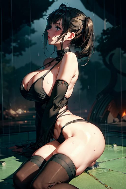 爆乳AI谷間ガール1 サンプル5ページ目