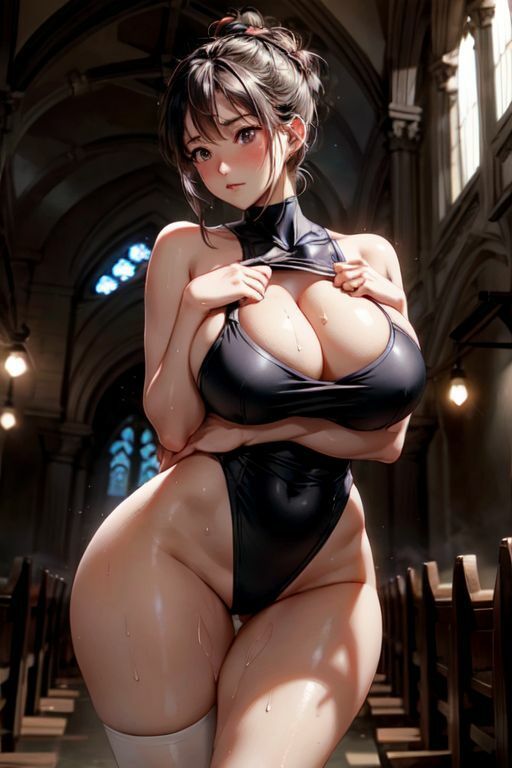 爆乳AIハイブリッド水着1 サンプル7ページ目