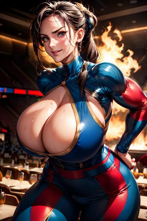 爆乳AIプエルトリコ衣装1 サンプル9ページ目