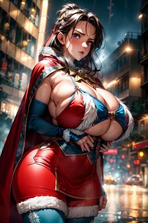爆乳AIクリスマスビキニ1 サンプル4ページ目