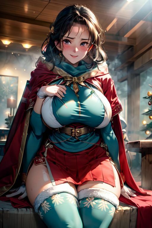 爆乳AIクリスマスビキニ1 サンプル5ページ目