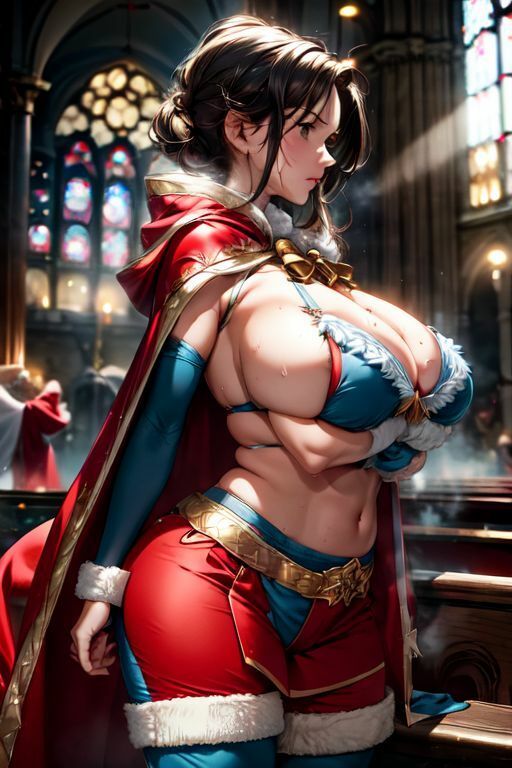爆乳AIクリスマスビキニ1 サンプル6ページ目