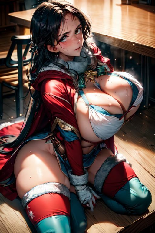 爆乳AIクリスマスビキニ1 サンプル9ページ目