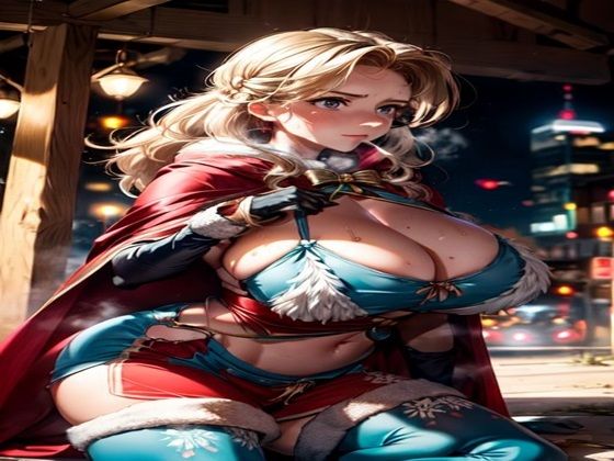 爆乳AIクリスマスビキニ1