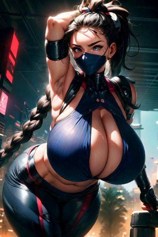 爆乳AIスパイダーウェブ1 サンプル5ページ目