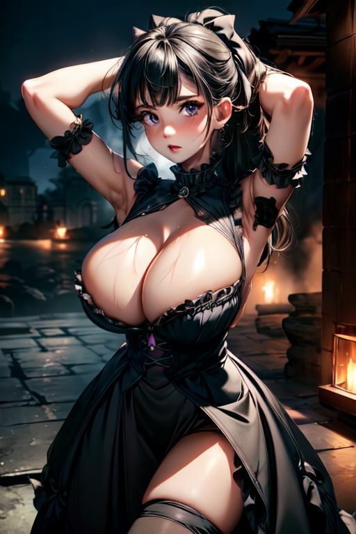 爆乳AIゴーストパンクガール1 サンプル4ページ目