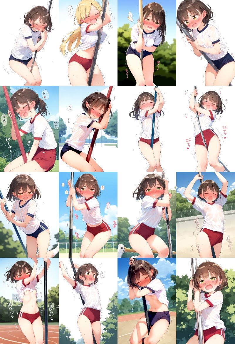 体育の時間、性の目覚め、のぼり棒オナニー サンプル5ページ目