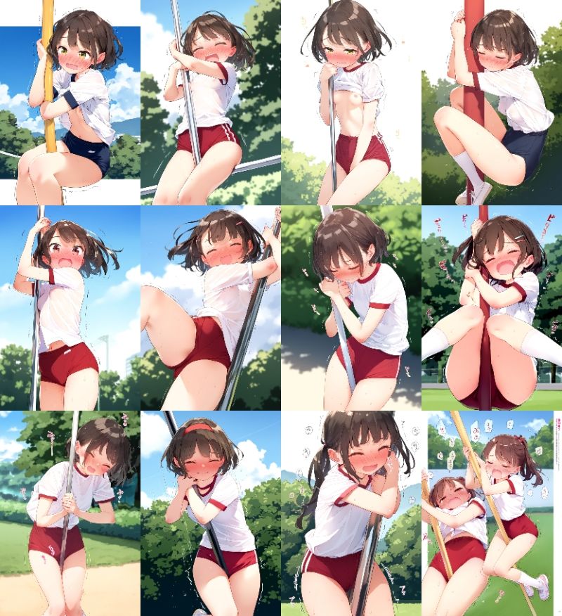 体育の時間、性の目覚め、のぼり棒オナニー サンプル6ページ目