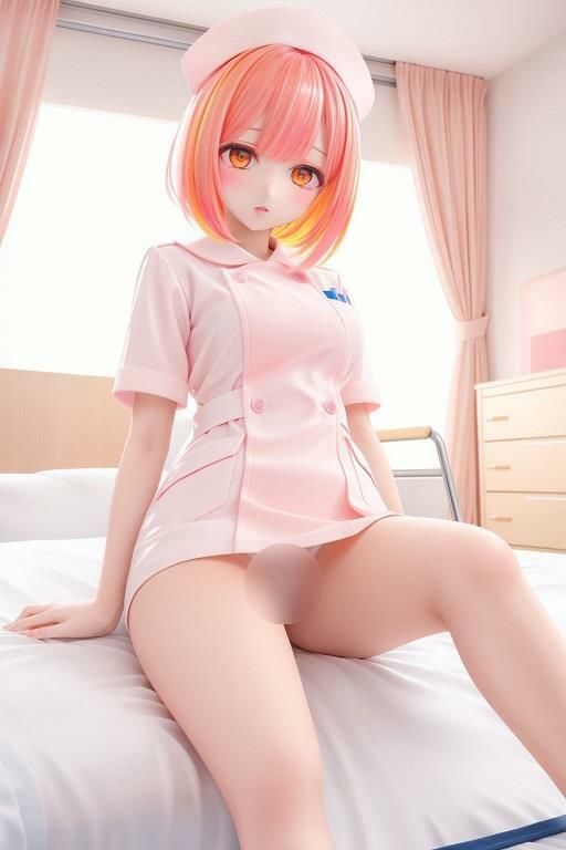 ナースの座りパンチラ2 サンプル2ページ目