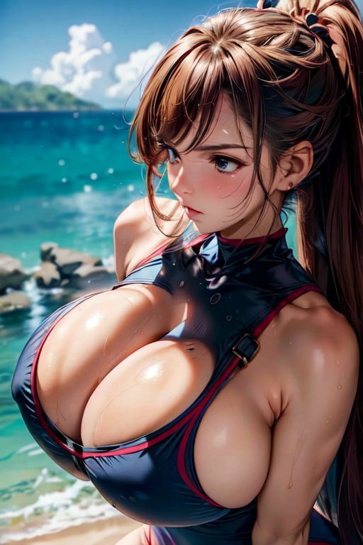 爆乳AIカットワンピース1 サンプル9ページ目