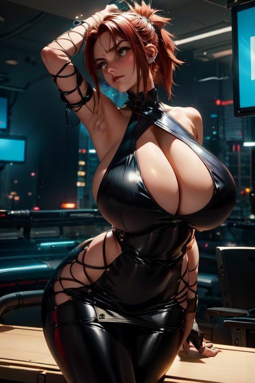 爆乳AIテカテカ衣装1 サンプル9ページ目