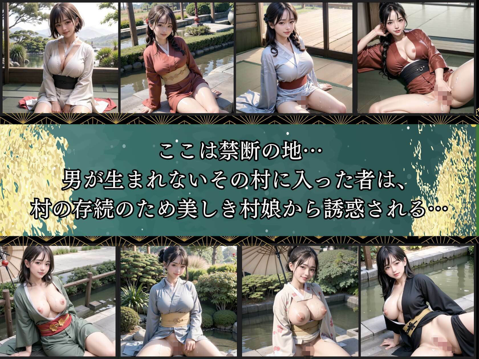 精液を搾り取る美しき村娘達4【豪華CG210枚収録】 サンプル1ページ目
