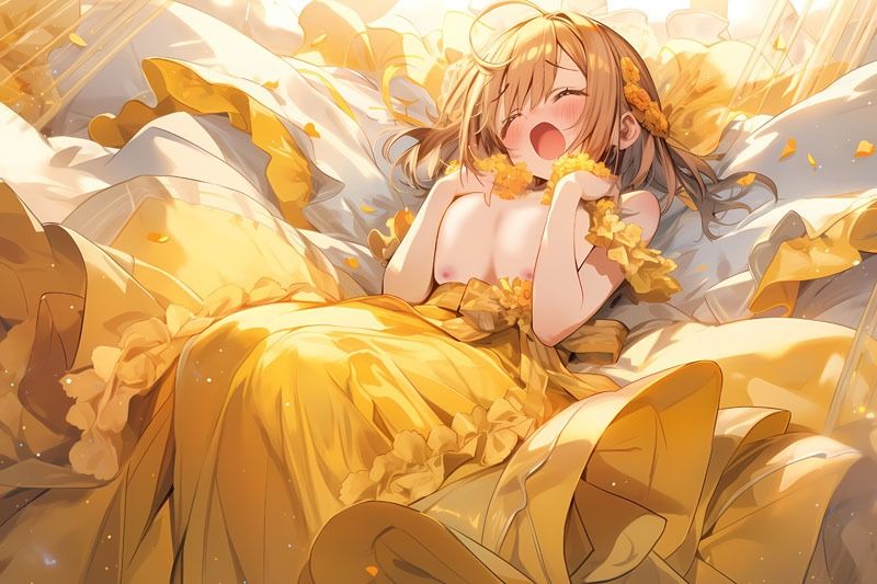 【ドレス美少女17】おっぱいがポロリ サンプル3ページ目