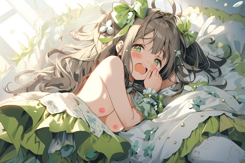 【ドレス美少女17】おっぱいがポロリ サンプル4ページ目