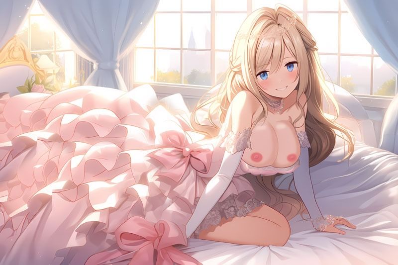 【ドレス美少女17】おっぱいがポロリ サンプル7ページ目