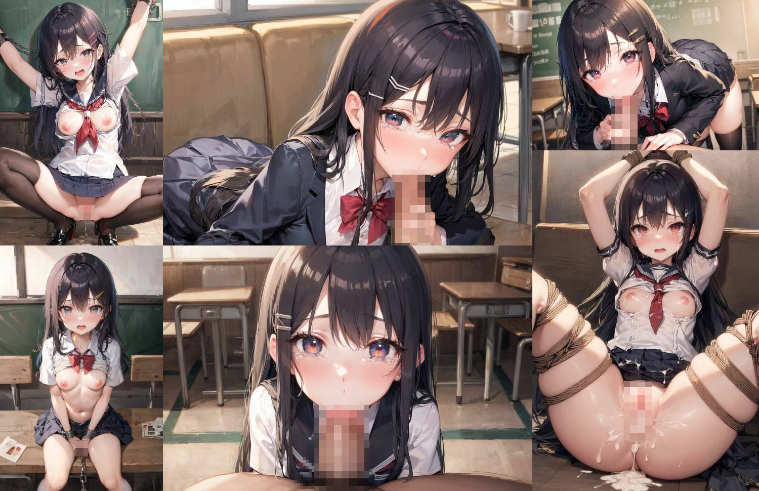 抵抗できない制服ロリ娘 サンプル5ページ目