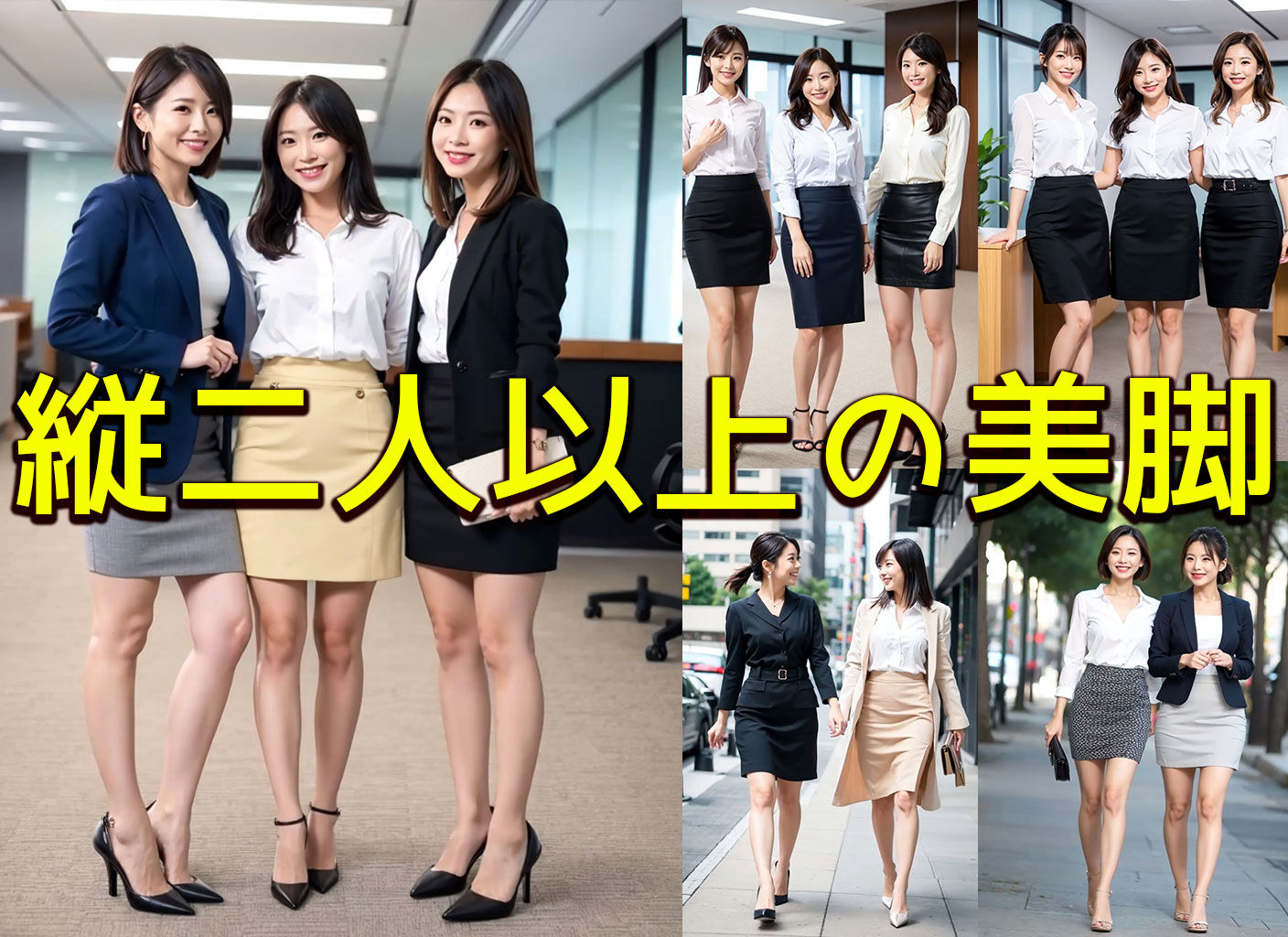 【OL美脚フェチマニア2】オフィスレディの日常のチラリズム サンプル3ページ目