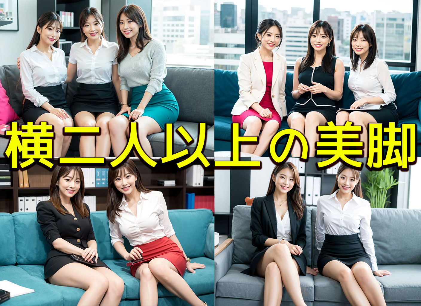 【OL美脚フェチマニア2】オフィスレディの日常のチラリズム サンプル5ページ目