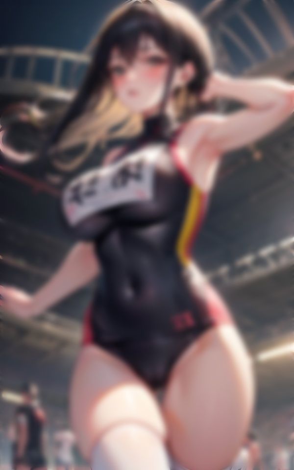 陸上競技中なんだけど...Hな目ですごい見られてる？ サンプル2ページ目