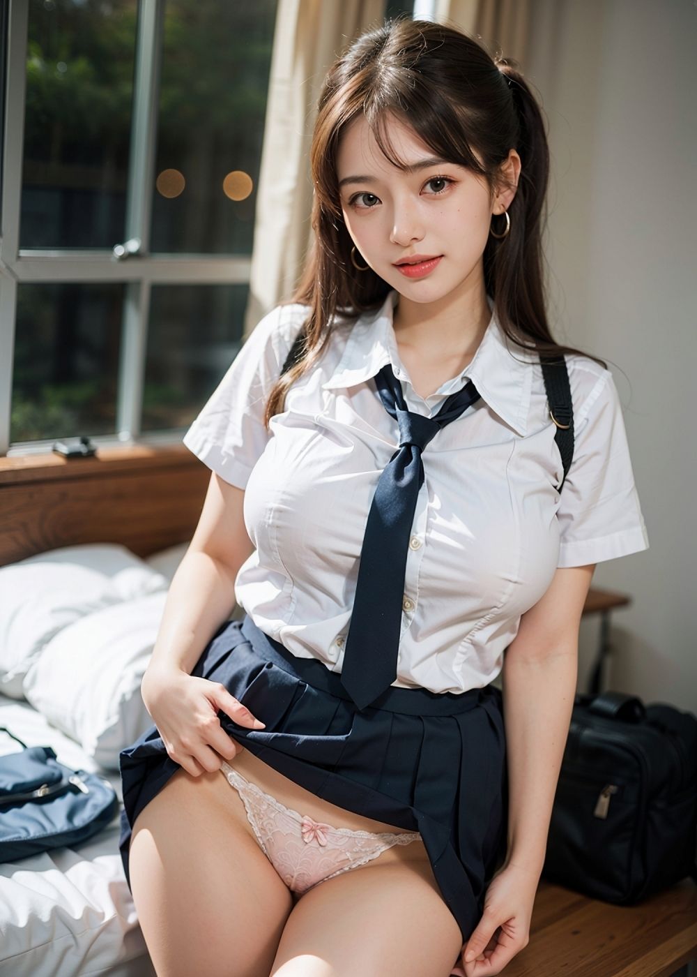 パンツ見せてくれる261人の超絶可愛い女子校生！vol.3 フェチAIグラビア写真集 サンプル2ページ目