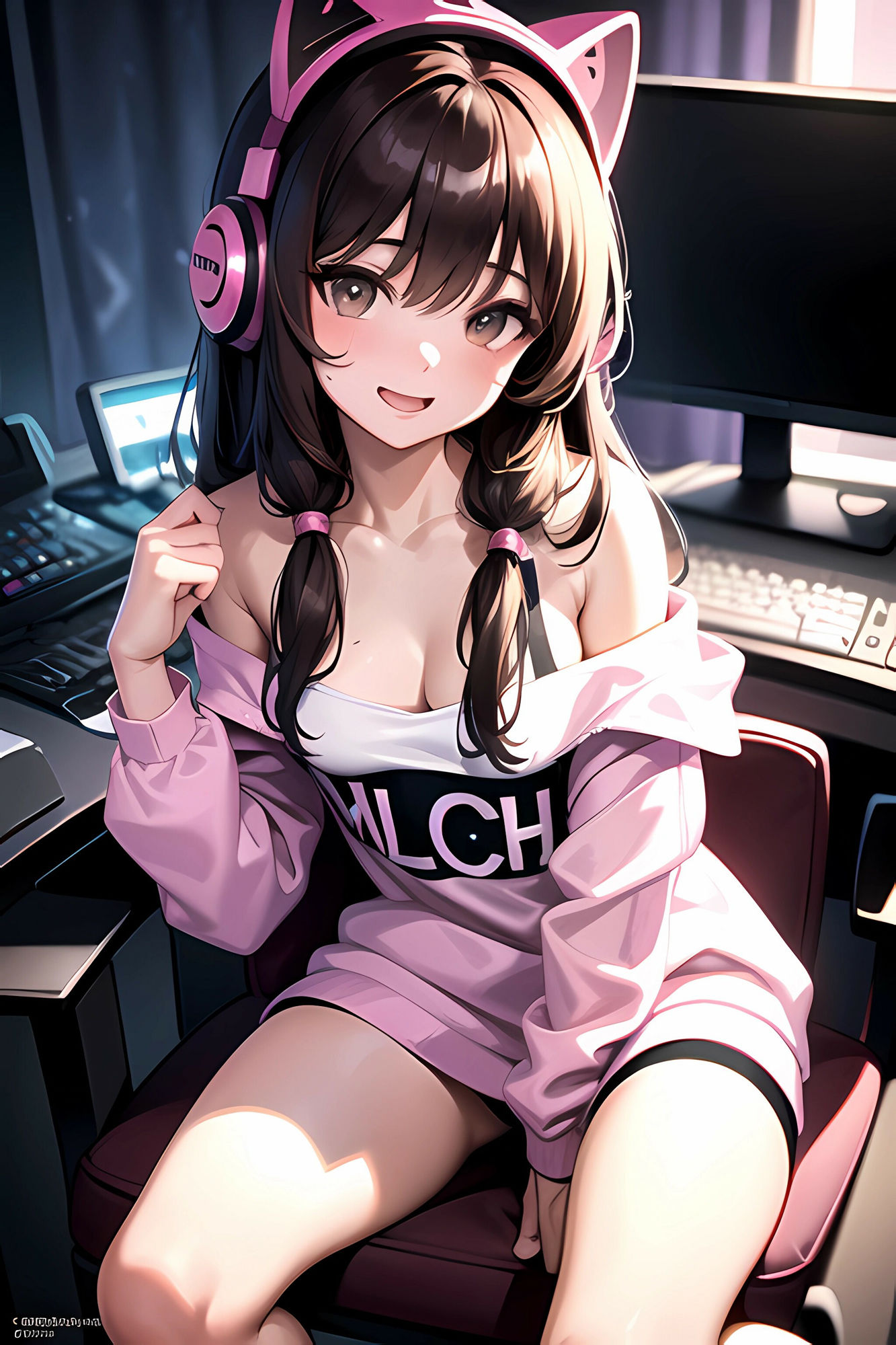 【茶髪ゲーマー女子校生】緊縛拘束され強●高圧中出し サンプル1ページ目