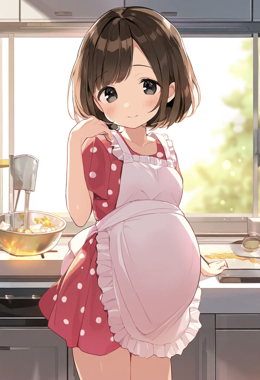 隣の妊婦若妻「星野萌黄（ほしの もえぎ）」さんの観察日記｜妊娠したボテ腹美人主婦の性活を盗撮・のぞきで丸裸（手コキ・イラマチオ・セックス）500枚 サンプル7ページ目