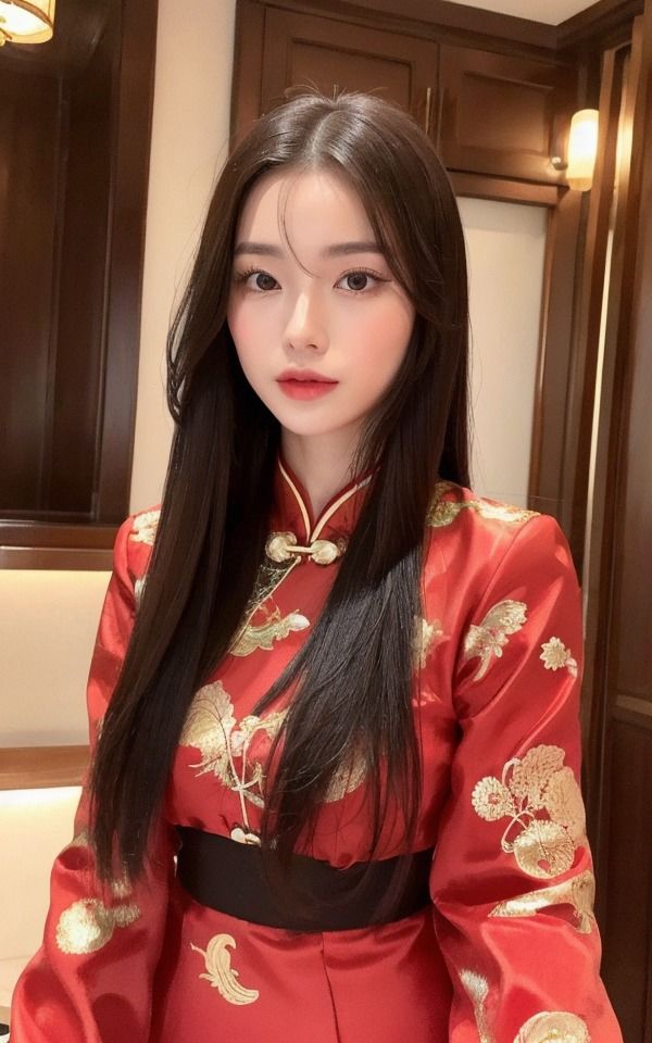 セクシーチャイナ服集 赤編3 サンプル1ページ目