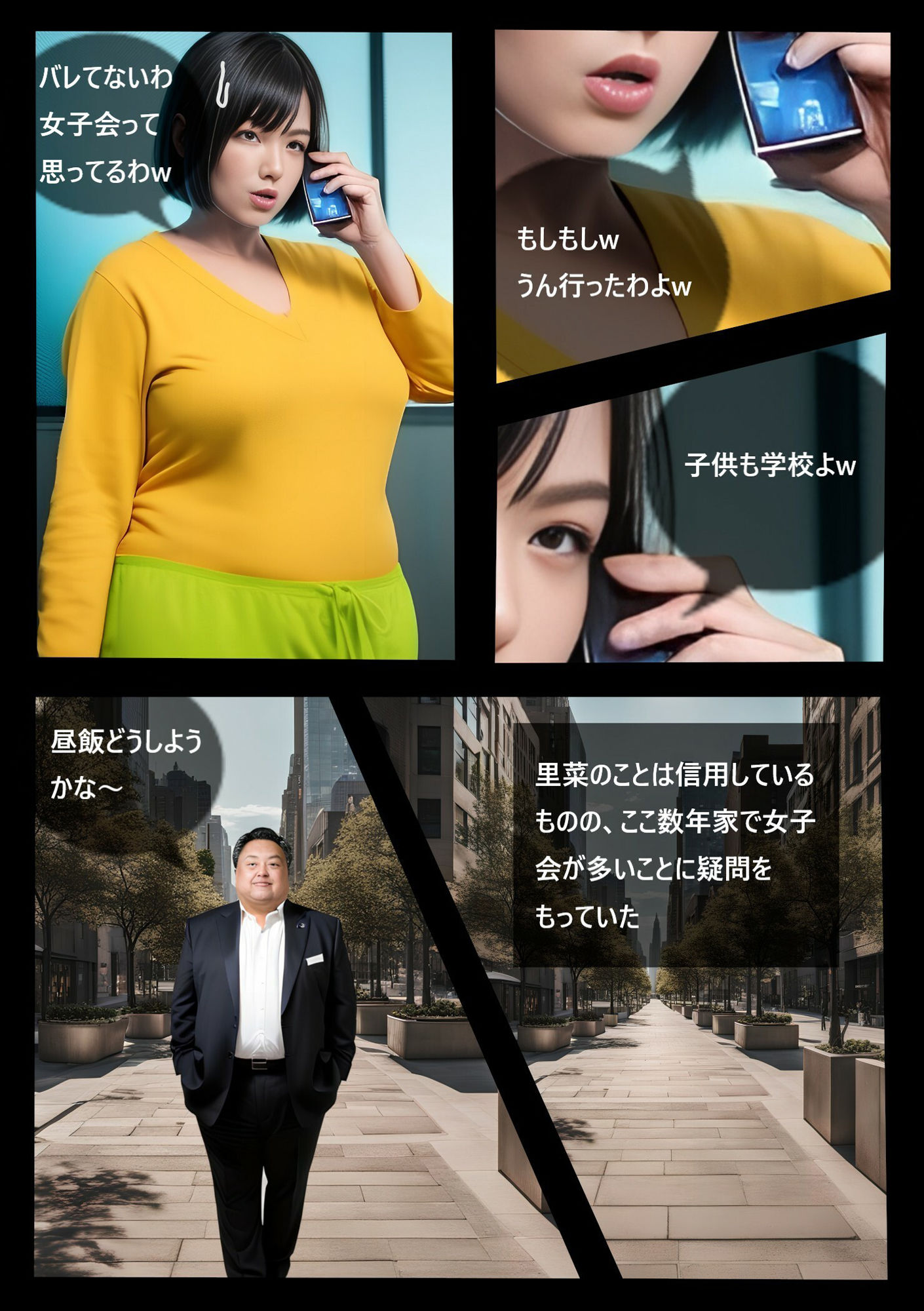痴女妻1 サンプル3ページ目