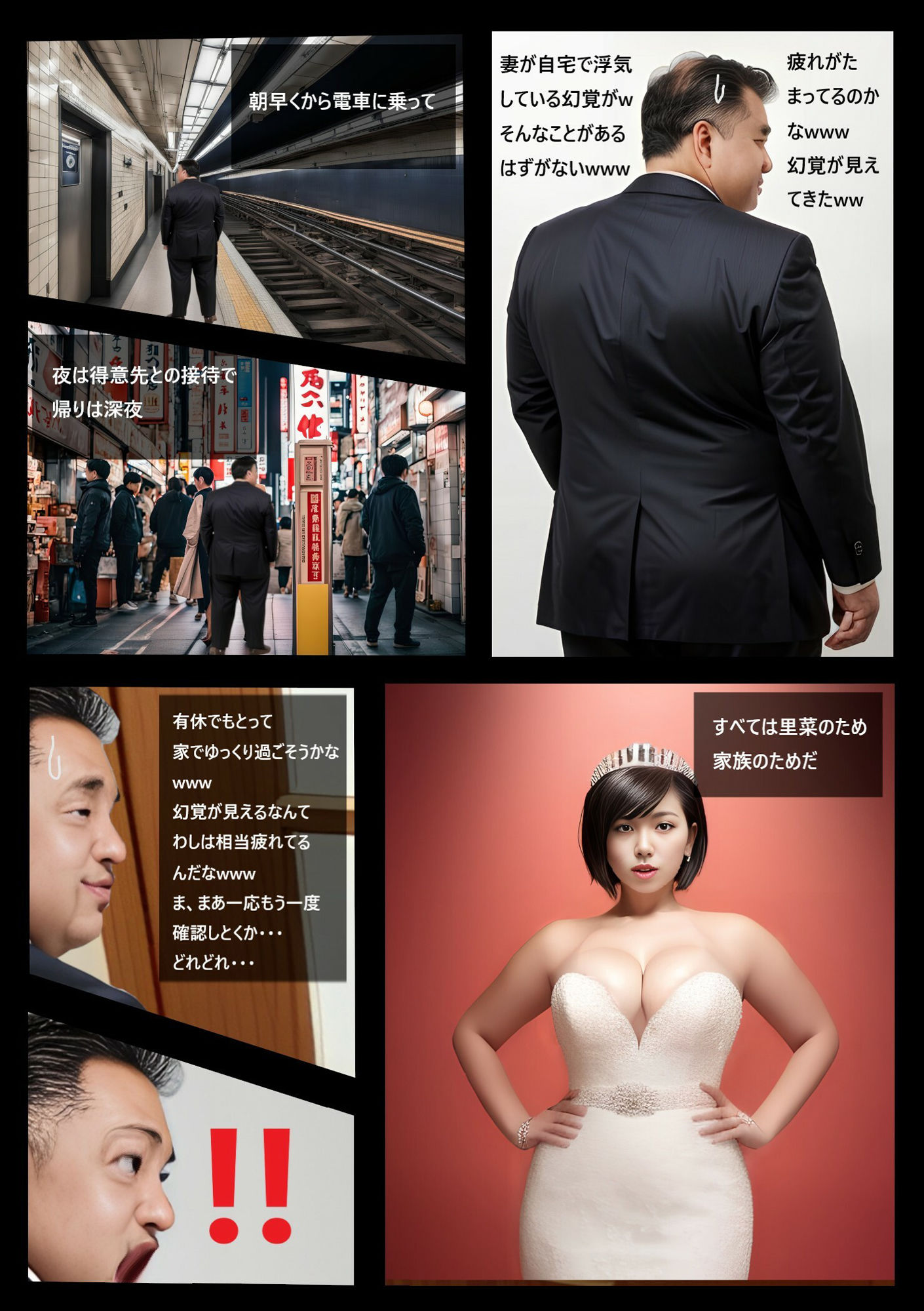 痴女妻1 サンプル8ページ目