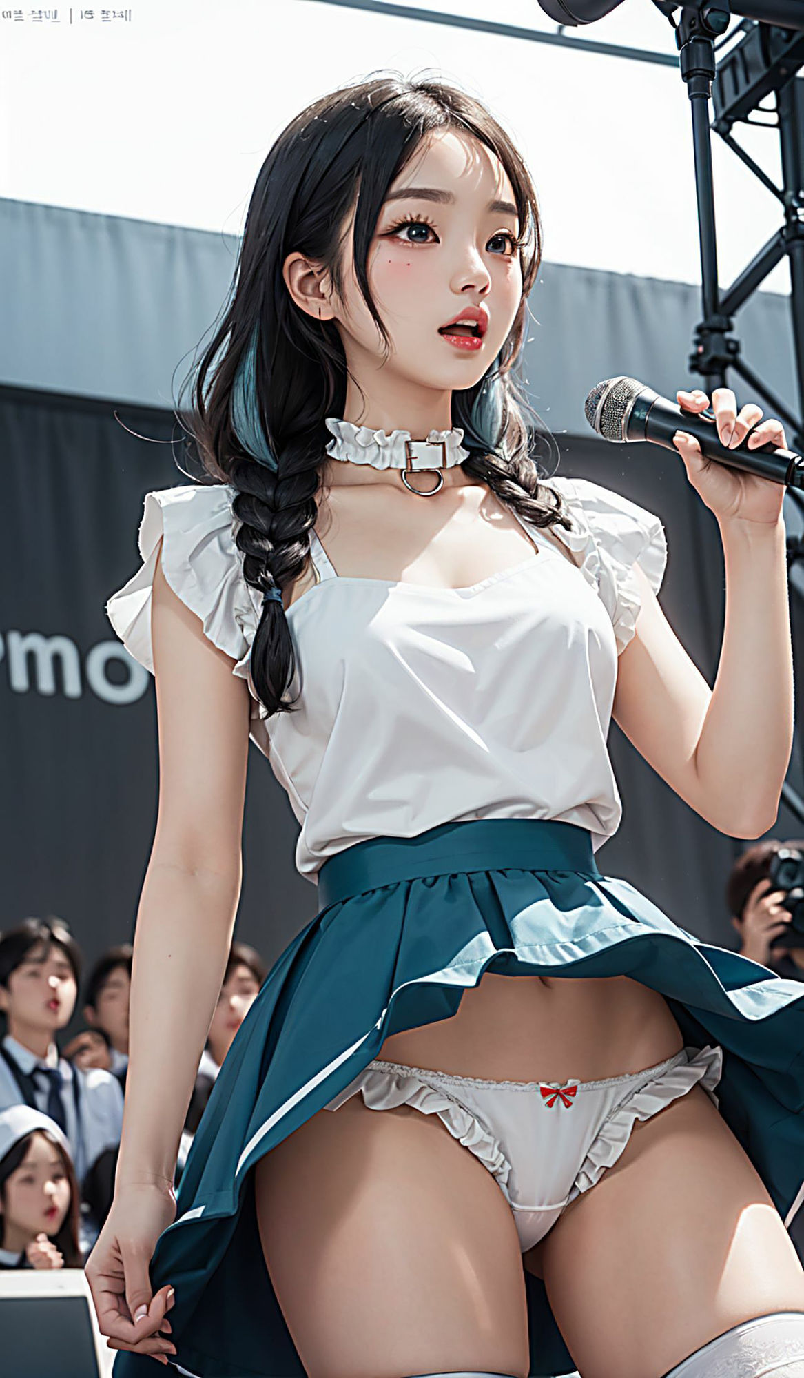 AI生成 ステージのまい姫 サンプル8ページ目