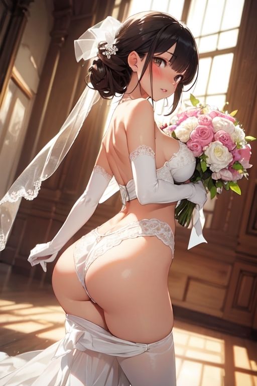 【微エロ】フェチコレVol.3 催●・洗脳されてウェディングビキニを着せられた人妻（巨乳編） サンプル2ページ目