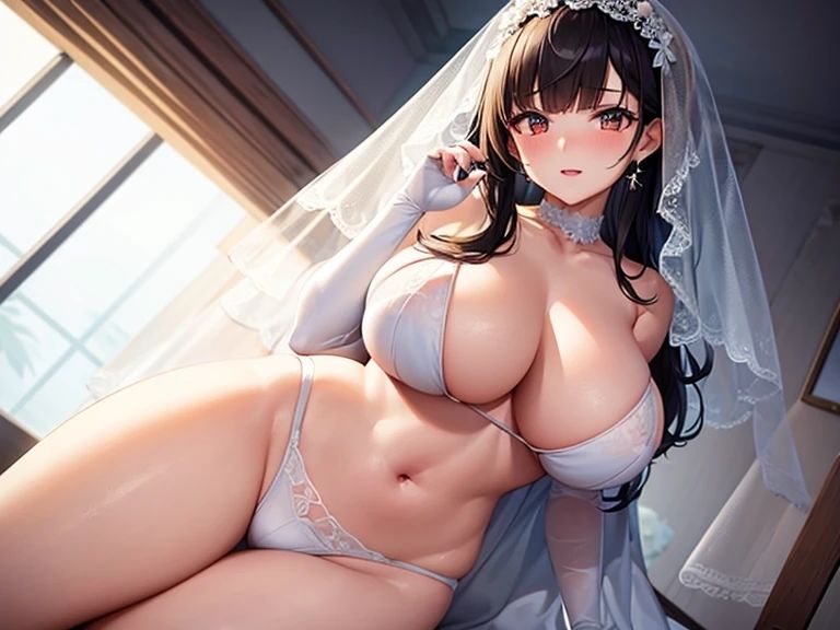 【微エロ】フェチコレVol.3 催●・洗脳されてウェディングビキニを着せられた人妻（巨乳編） サンプル5ページ目