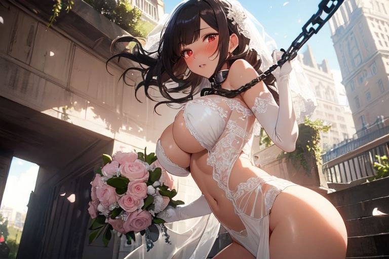 【微エロ】フェチコレVol.3 催●・洗脳されてウェディングビキニを着せられた人妻（巨乳編） サンプル9ページ目