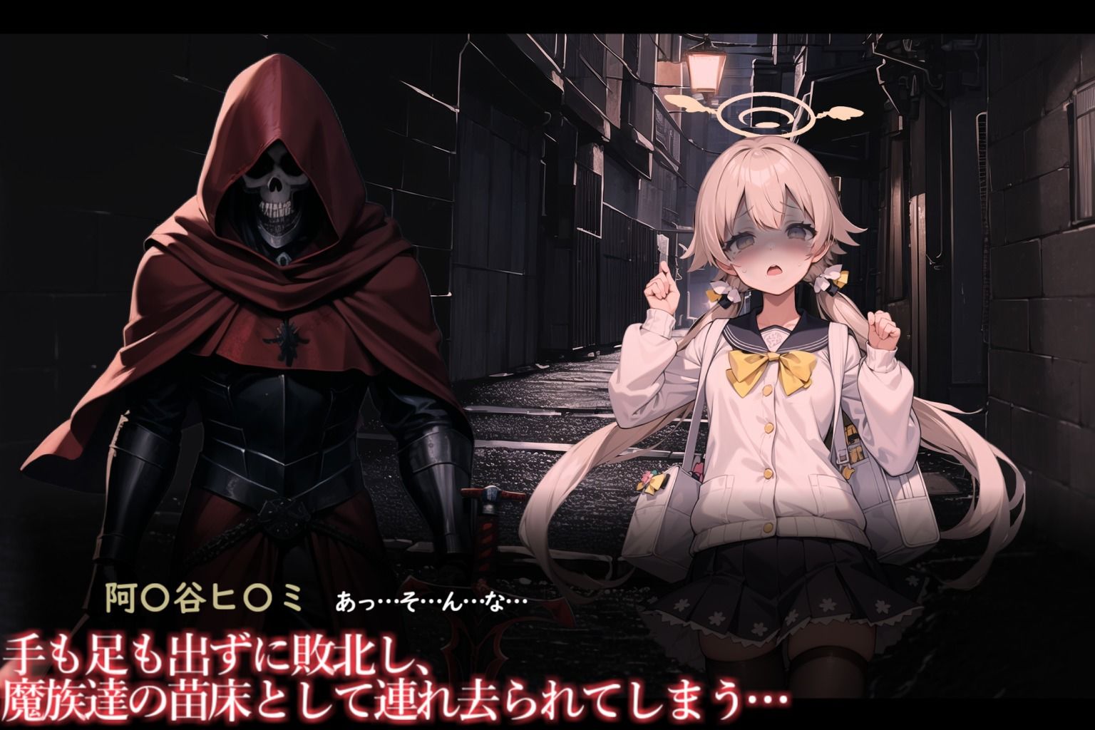ブ〇アカIF異世界人に敗北しBadend サンプル3ページ目