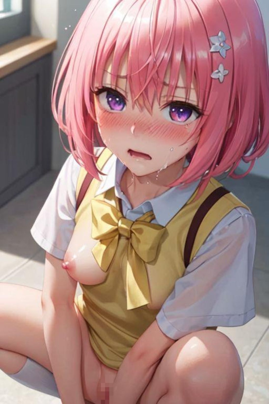 T◯LOVEる/モモ・ベリア・デビル◯クみたいな女の子 サンプル4ページ目
