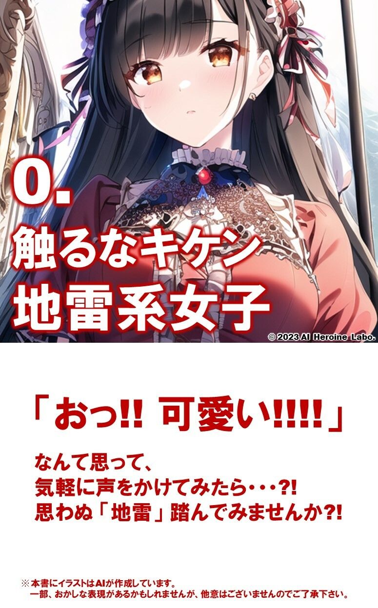 1つの呪文で生み出された100人のAI妄想美少女-5【キケンでも触れ？脱いだらスゴい地雷系女子編】 サンプル3ページ目