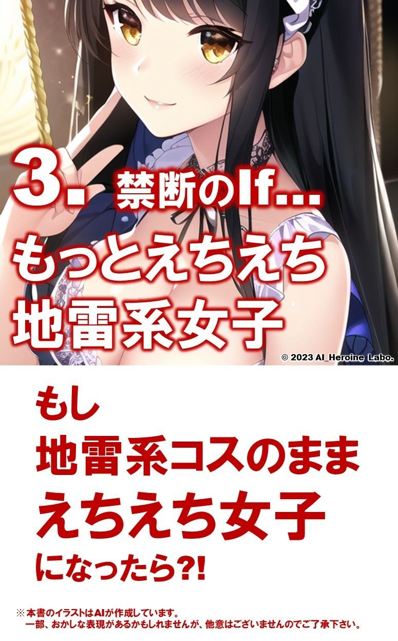 1つの呪文で生み出された100人のAI妄想美少女-5【キケンでも触れ？脱いだらスゴい地雷系女子編】 サンプル10ページ目