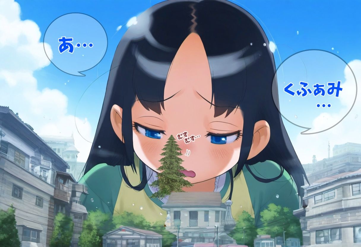 巨大娘くしゃみ集/ Giantess Sneeze collection サンプル1ページ目