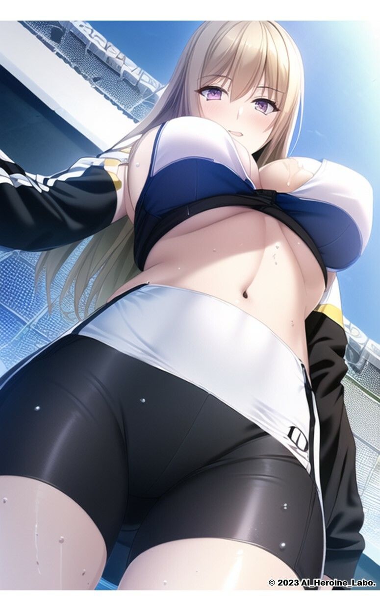 1つの呪文で生み出された100人のAI妄想美少女-6【下乳でアピールするレースクイーン女子編】 サンプル8ページ目