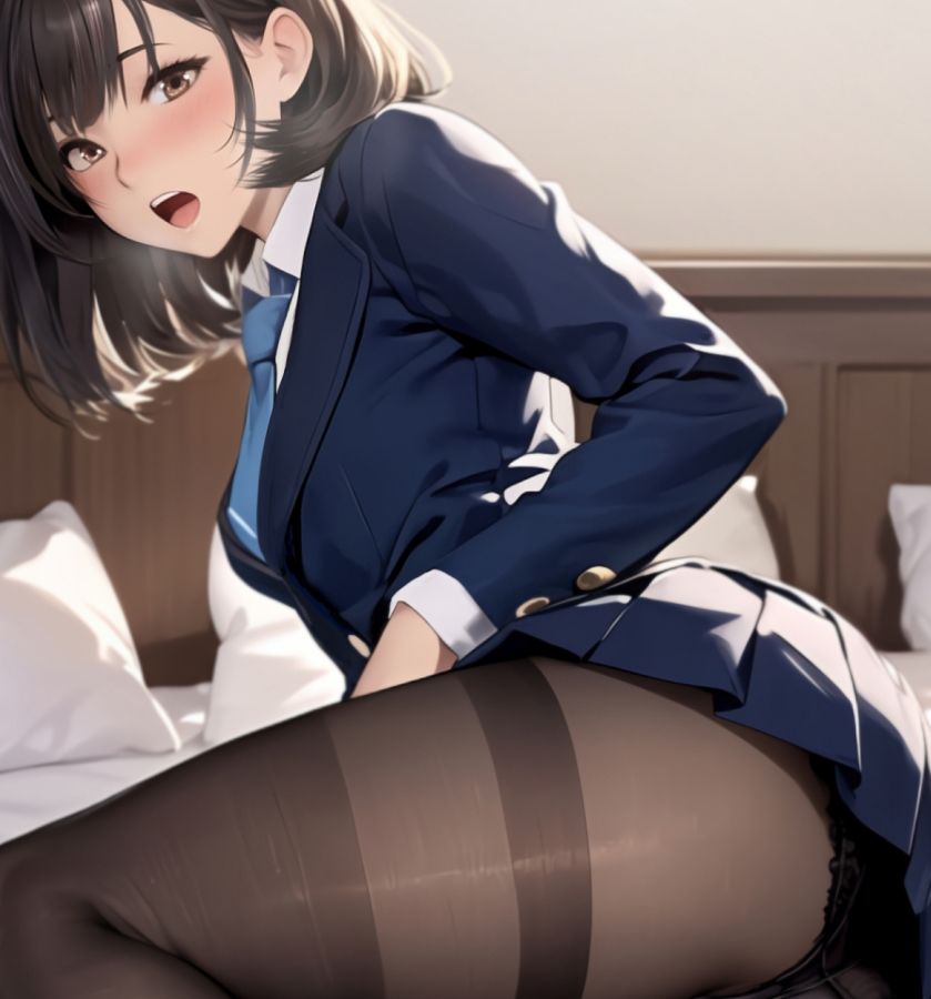 黒タイツの季節＋風のいたずら サンプル8ページ目