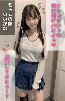 電車で誘惑してくる痴女女子校生 サンプル3ページ目
