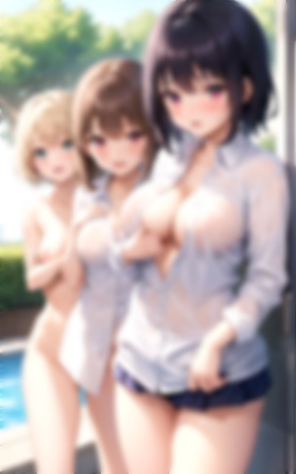 巨乳で可愛いクラスでカースト上位の美少女たちの恥じらい サンプル5ページ目