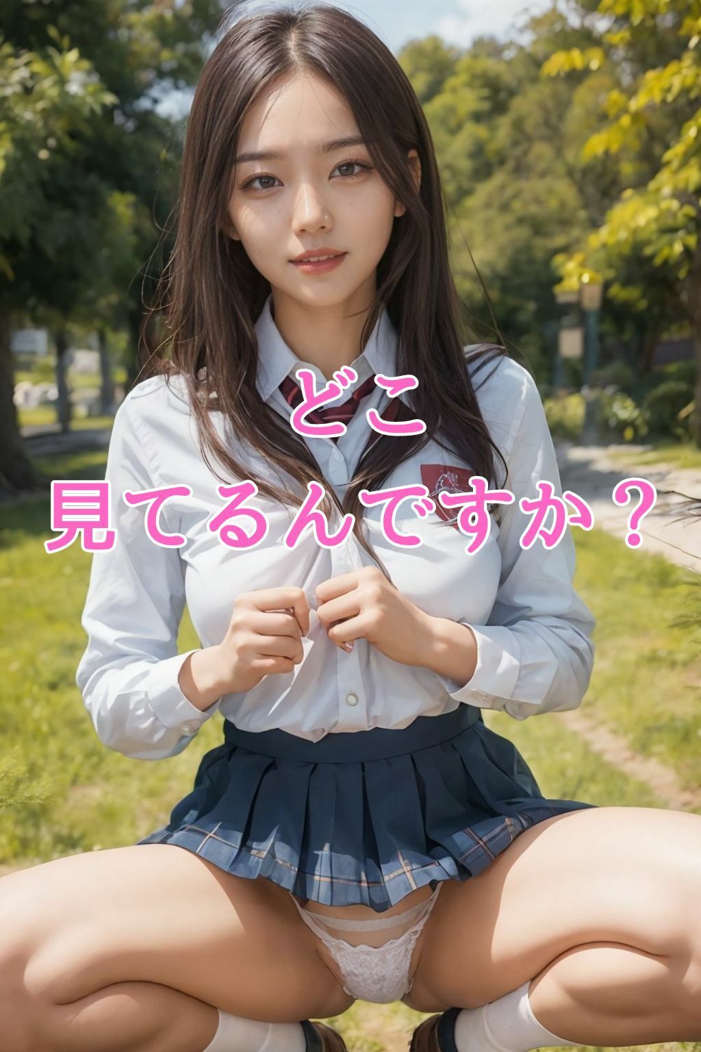 【素人ナンパ】制服女子〇生と着衣エッ〇〜おだてられて脱衣から最後まで〜 サンプル1ページ目