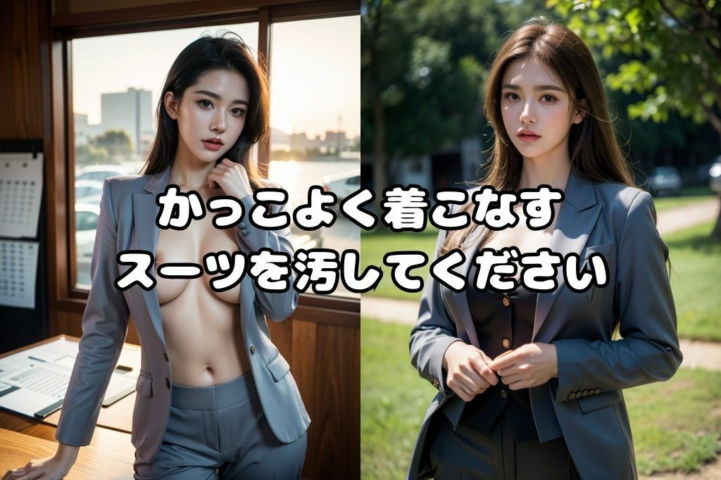 巨乳スーツ美女 サンプル2ページ目