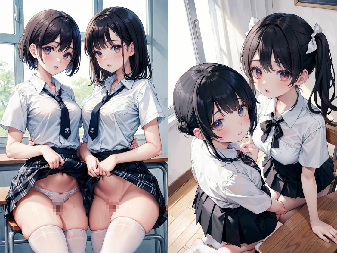 黒髪辱め学園 サンプル1ページ目
