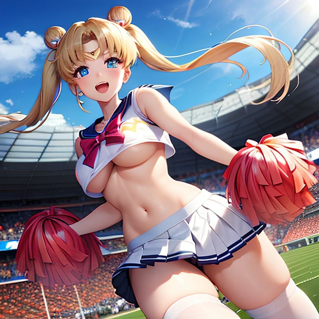 セーラー服美魔女戦士セーラームー◯ サンプル4ページ目
