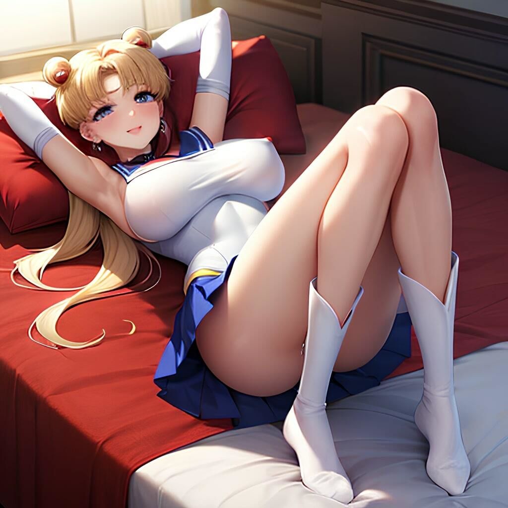 セーラー服美魔女戦士セーラームー◯ サンプル7ページ目